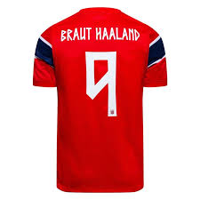 Maillot Équipe de Norvège Coupe du Monde 2026 Floqué Haaland